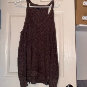 American Eagle open shoulder sweater